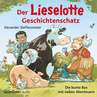 Alexander Steffensmeier: Der Lieselotte Geschichtenschatz - Die bunte Box mit sieben Abenteuern (Ungekürzte Lesung)