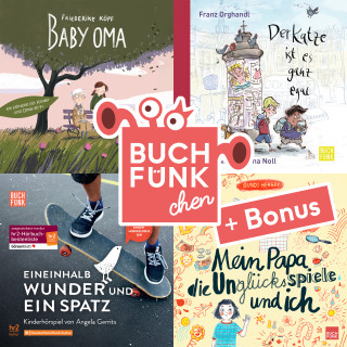 Friederike Köpf, Angela Gerrits, Franz Orghandl, Gundi Herget: BUCHFÜNKchen Hörspiel-Box für die ganze Familie