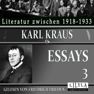 Karl Kraus: Essays 3