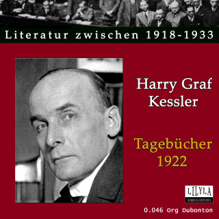 Harry Graf Kessler: Tagebücher 1922